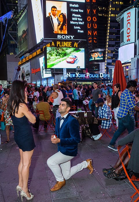 Times square billboard proposal. Photographer Vlad Leto