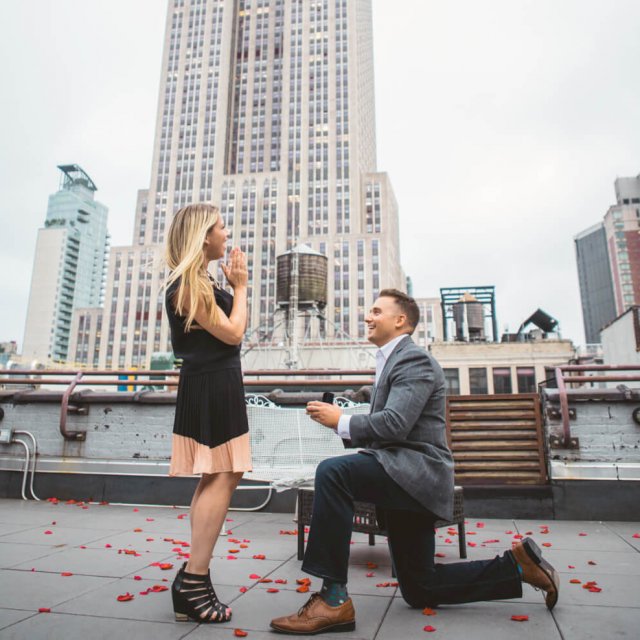 Roof top proposal New York