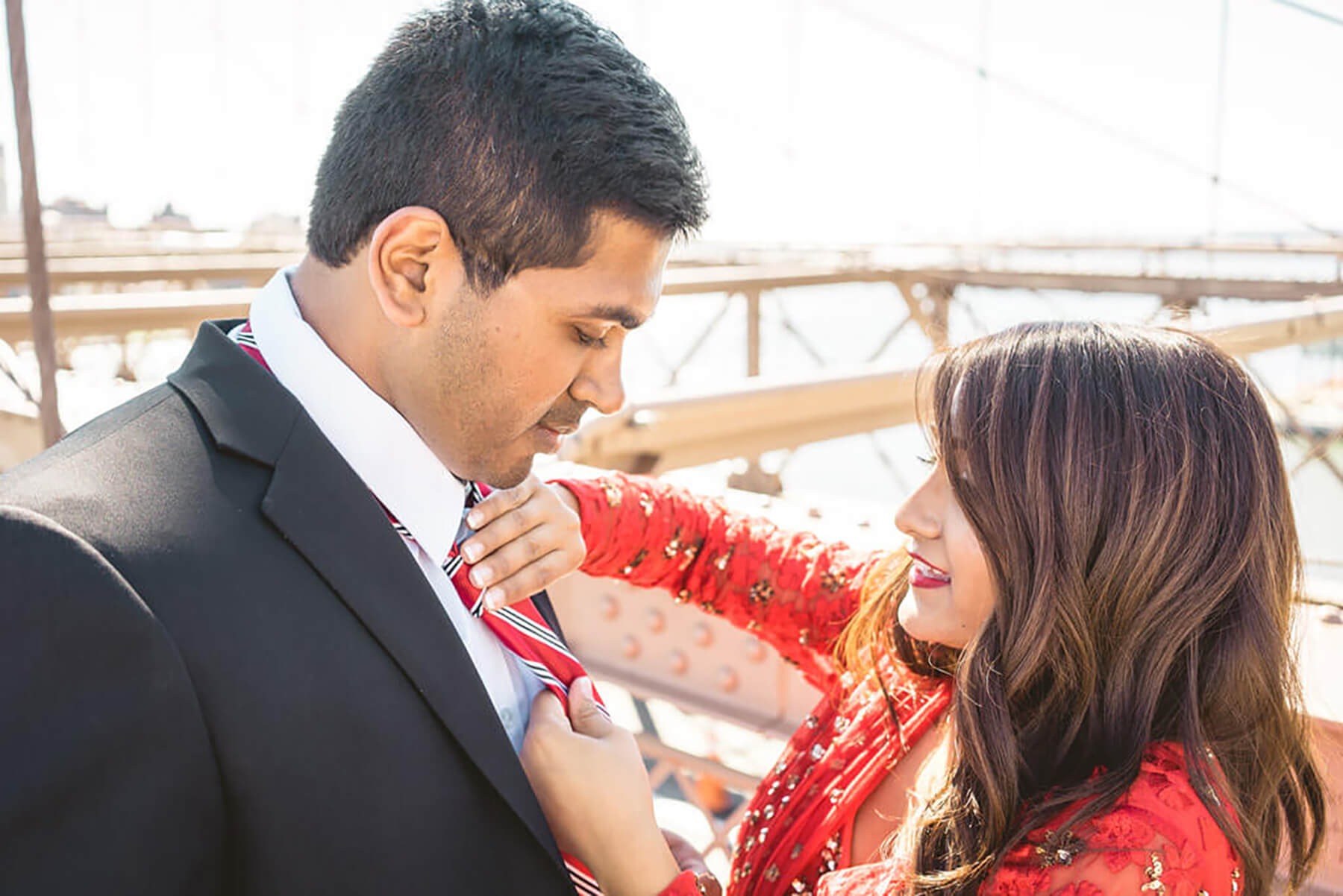 Brooklyn Bridge Engagement Session 3