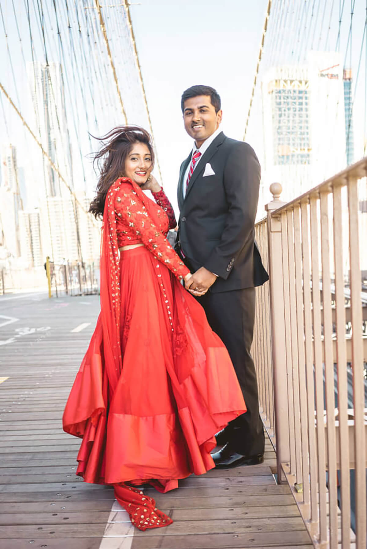 Brooklyn Bridge Engagement Session 5