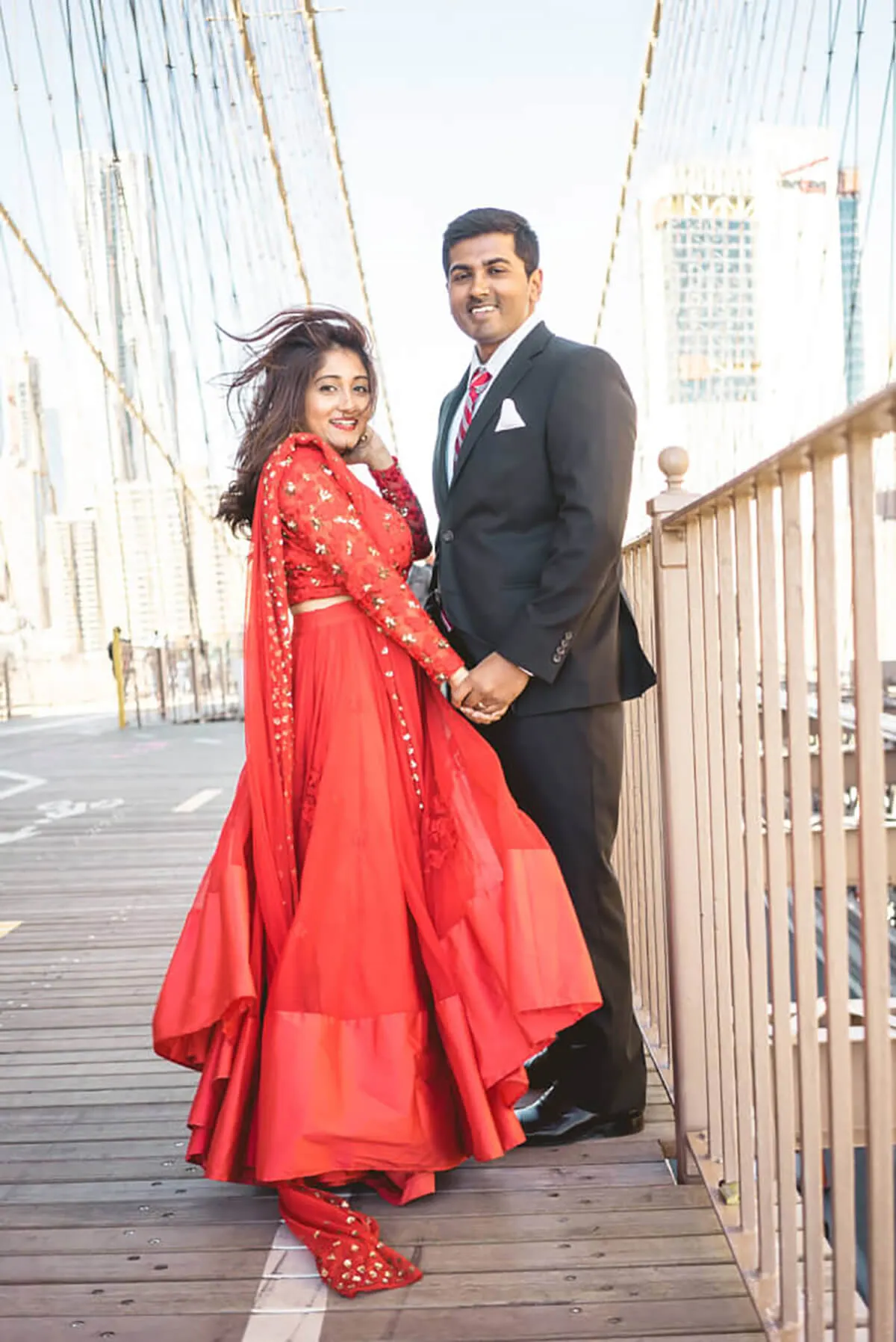 Brooklyn Bridge Engagement Session 5