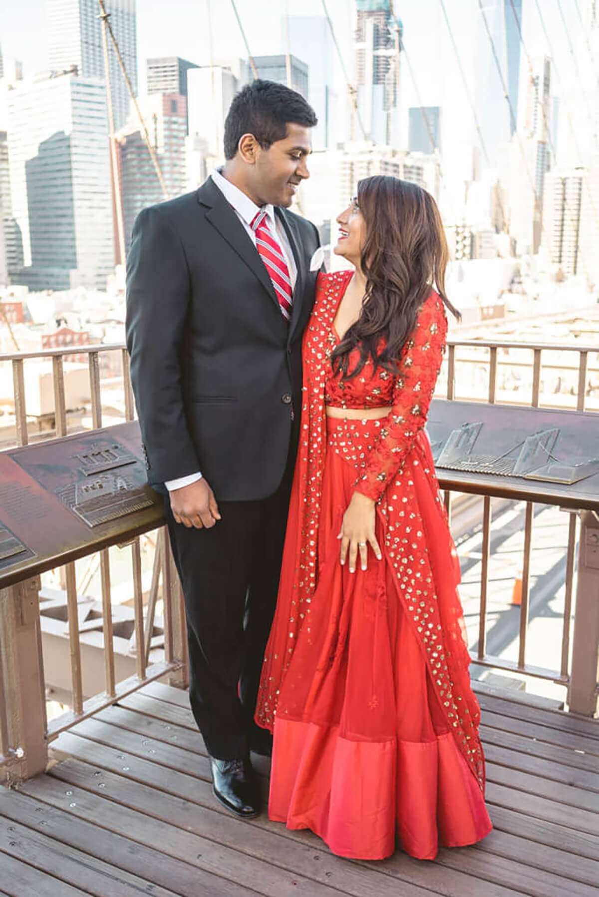 Brooklyn Bridge Engagement Session 6