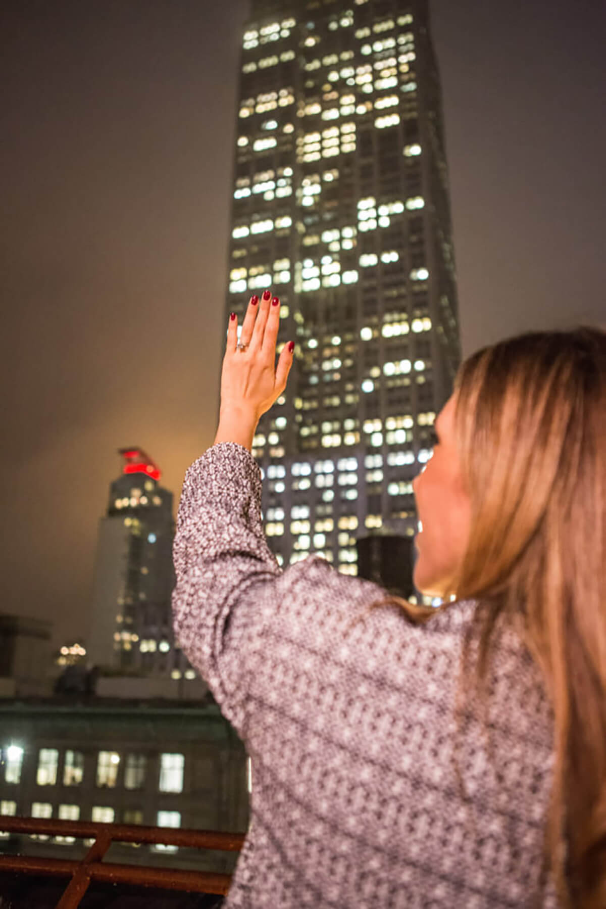 Romantic Rooftop Proposal 6