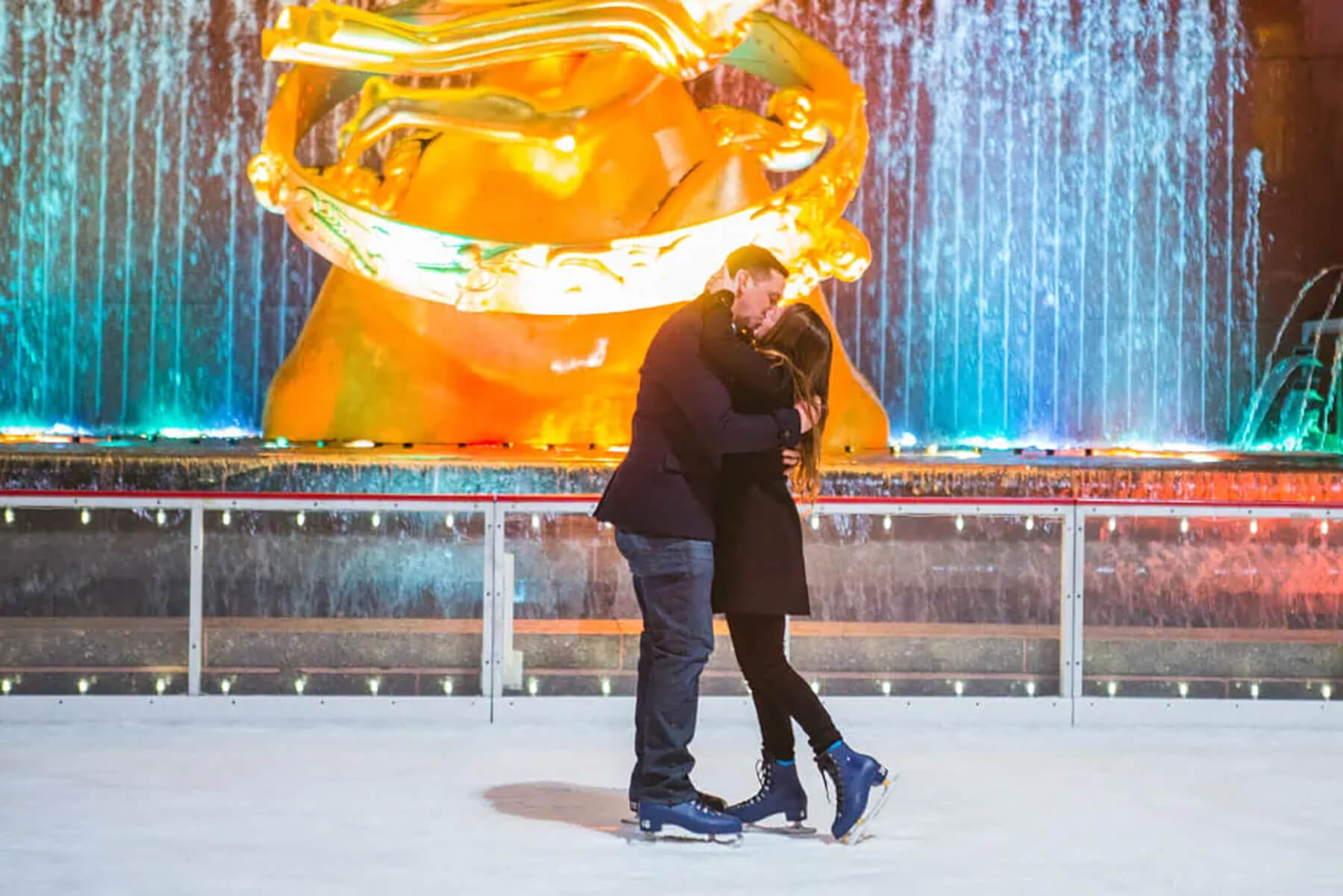 Best Rockefeller Center Ice Skating Proposal Ever! | Proposal Ideas and ...