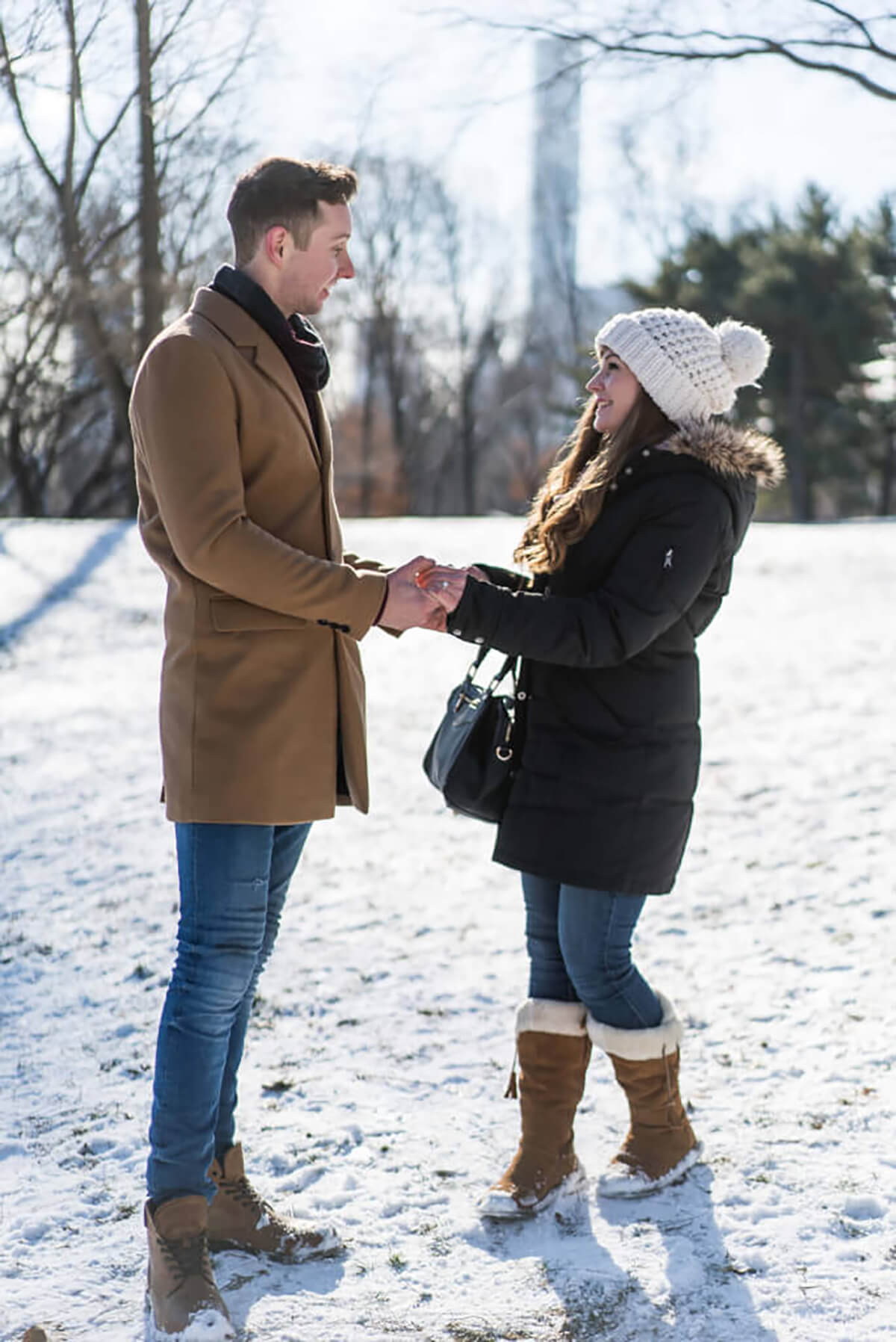 Bow Bridge Surprise Engagement 5