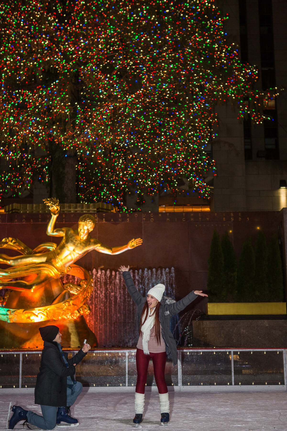 Rockefeller Center Ice Skating Proposal 3