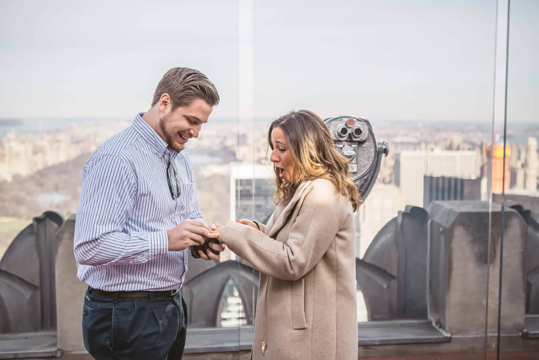 Amazing Top of The Rock Marriage Proposal 4