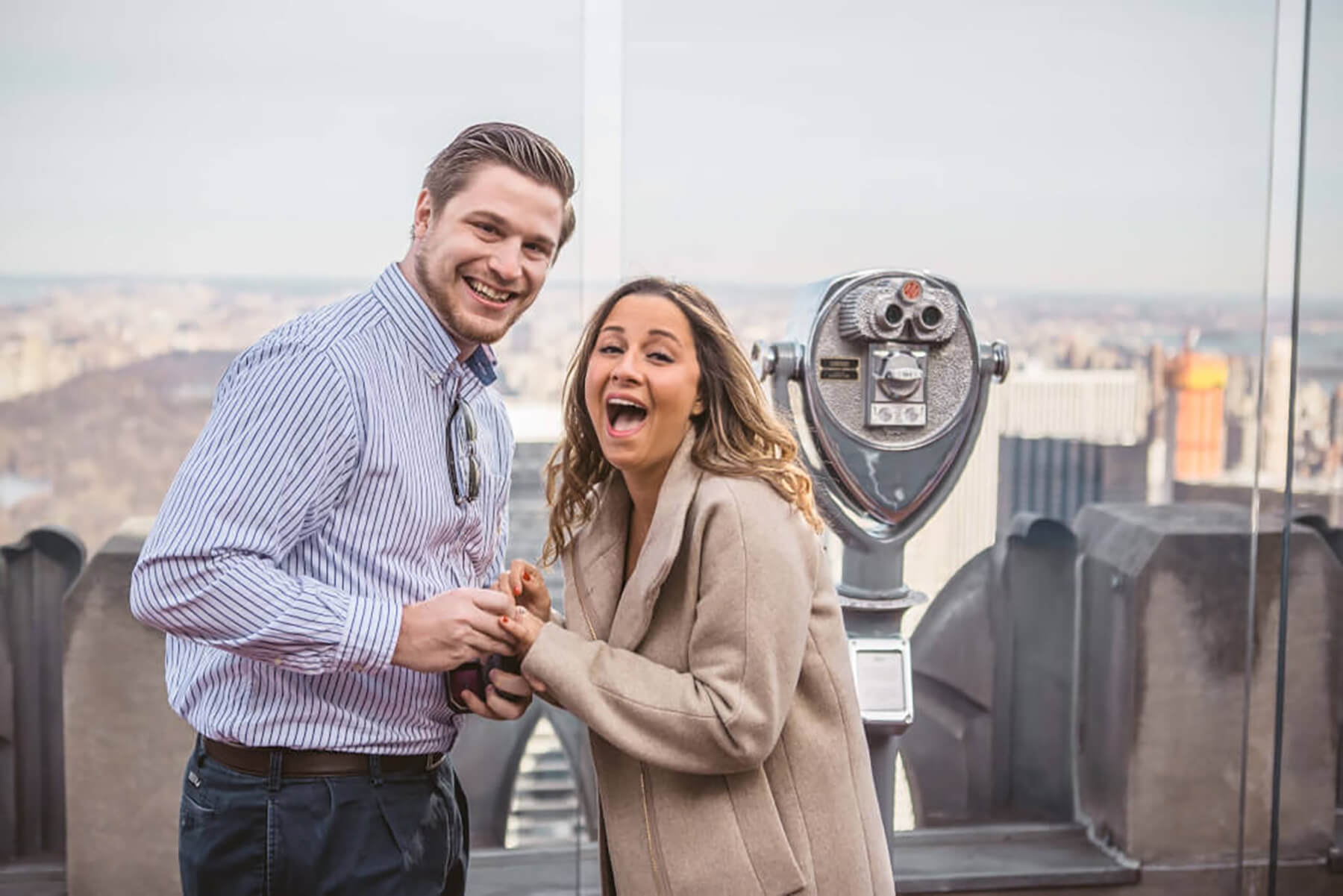 Amazing Top of The Rock Marriage Proposal 5