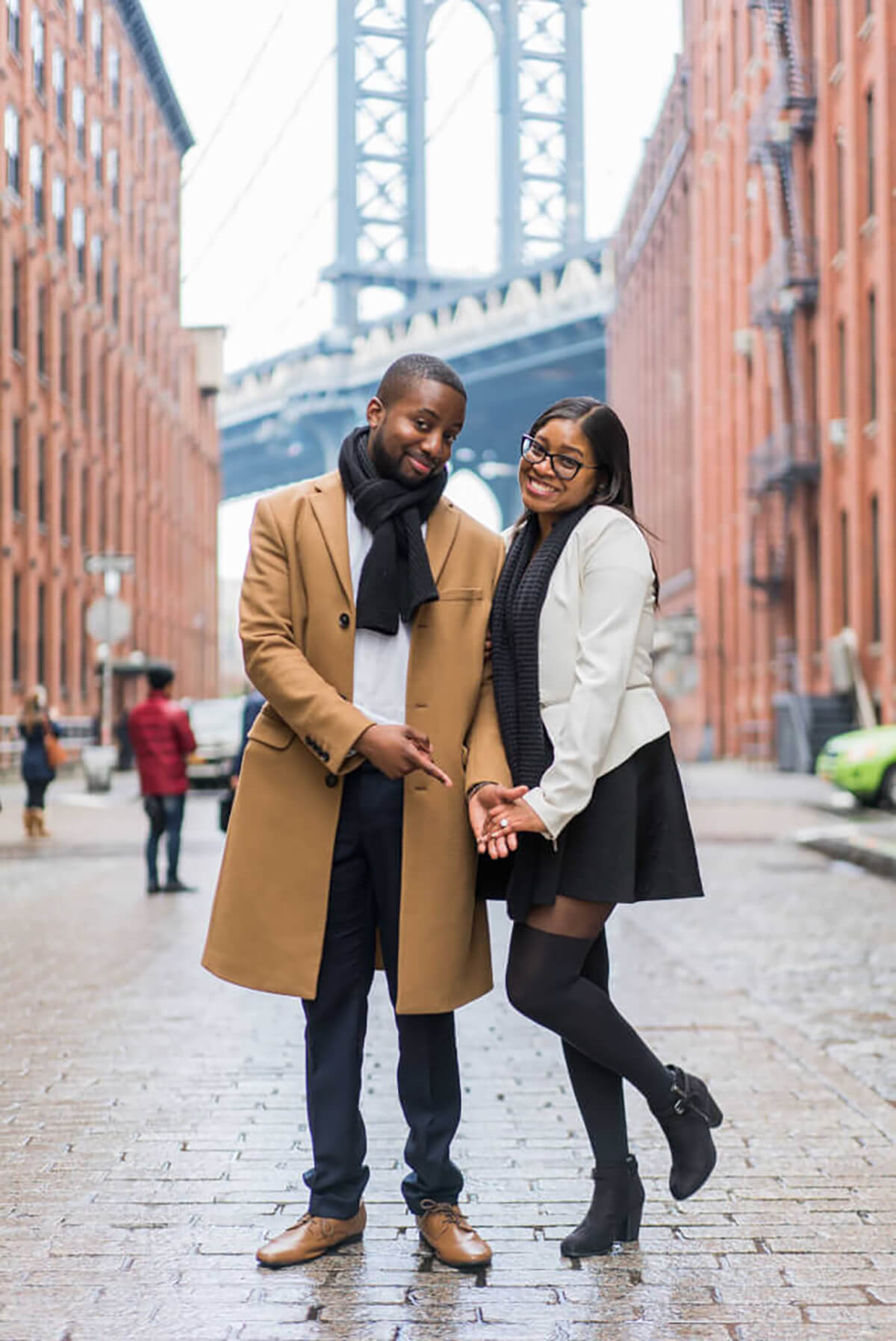 Jennifer and Horatian Romantic Proposal in Brooklyn Bridge Park 9