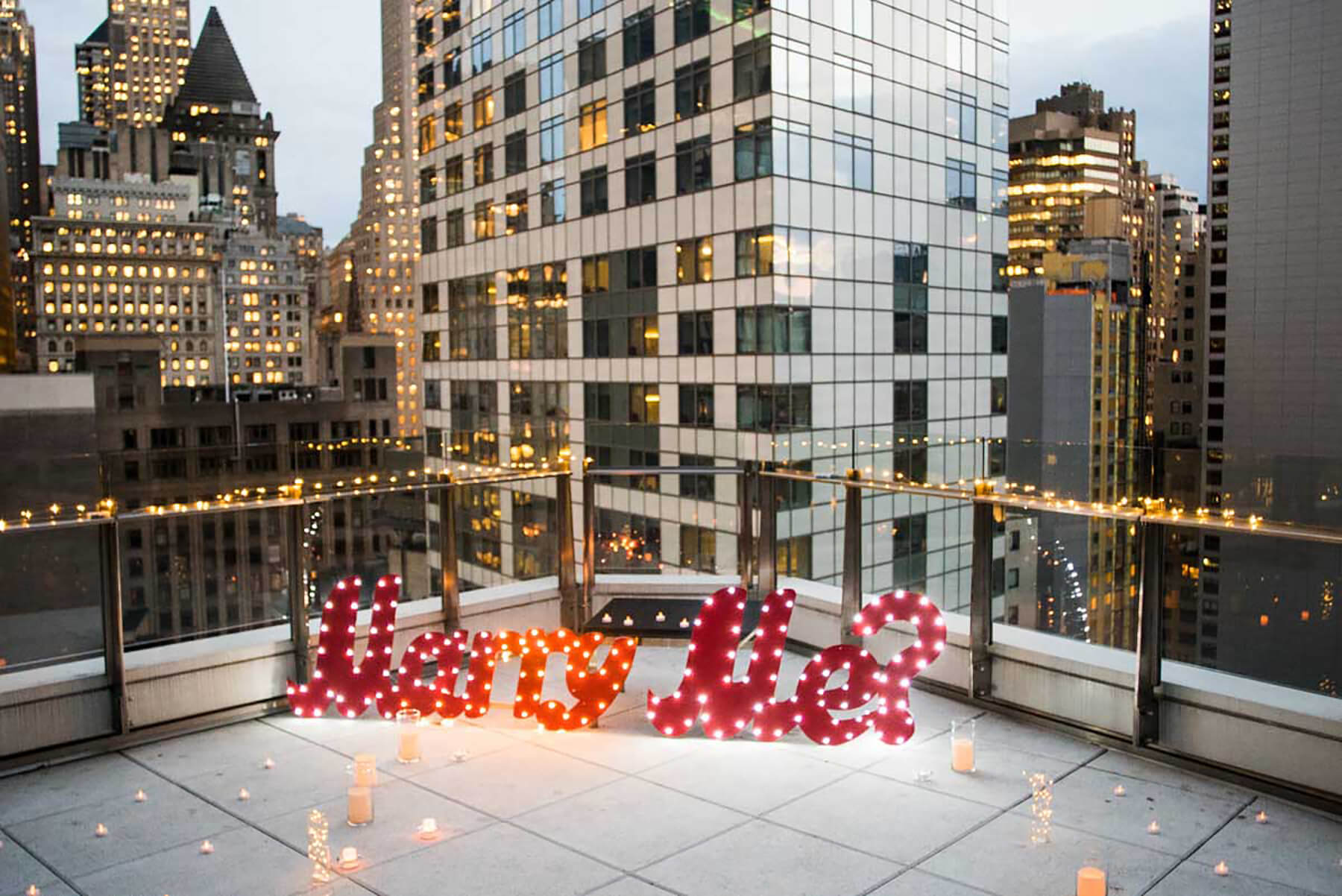 Majestic Rooftop Marriage Proposal 4