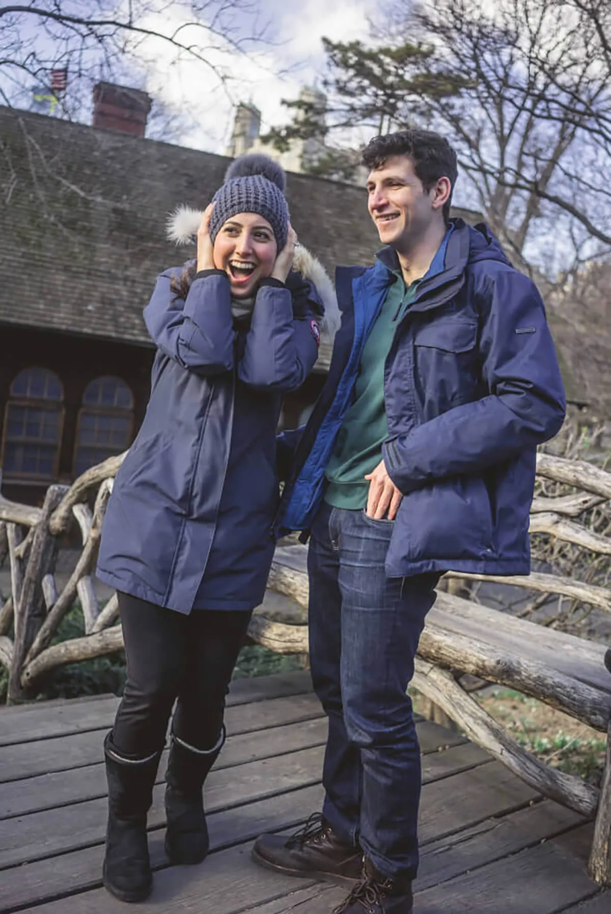 Surprise Proposal At The Shakespeare Garden With Secret Musician and Family 6