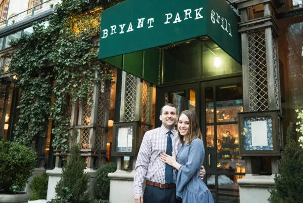 «Bryant Park Grill» Dinner Proposal 8