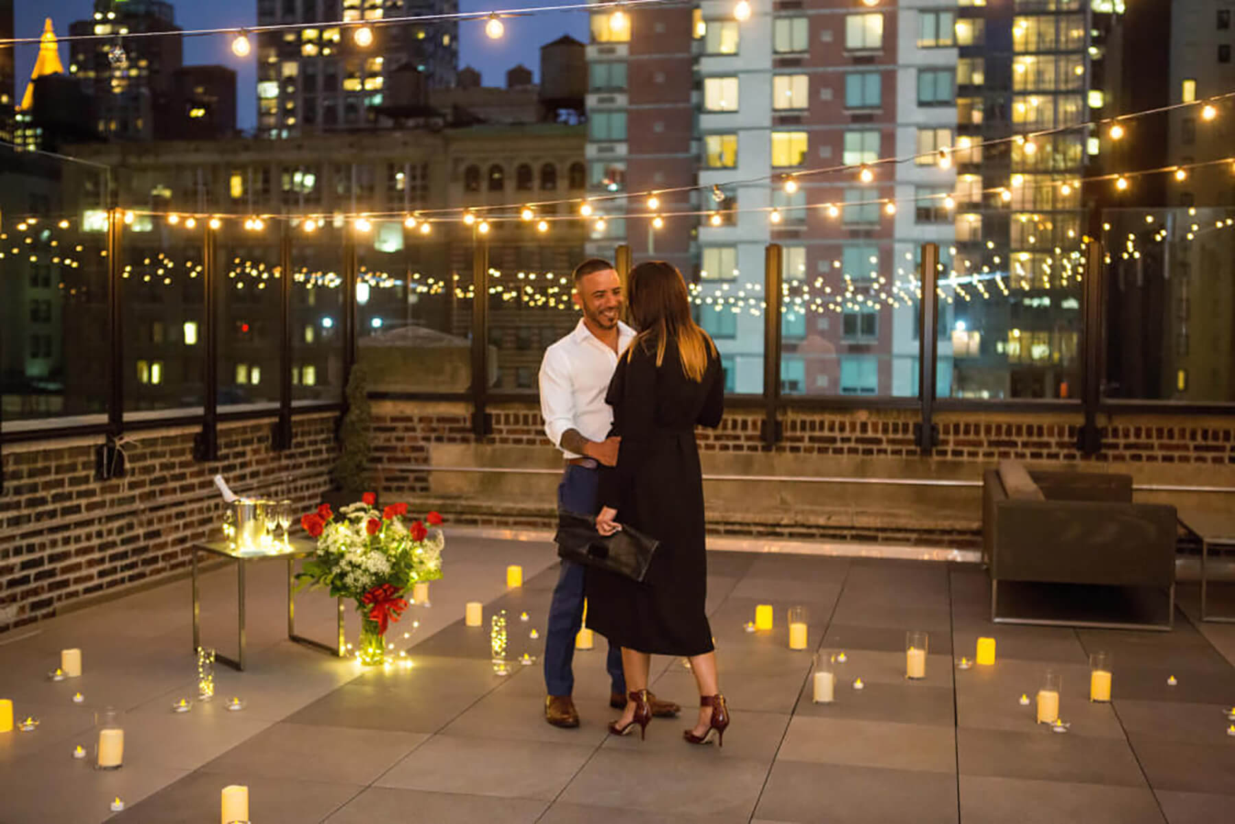 Easter Day Romantic Rooftop Proposal 3