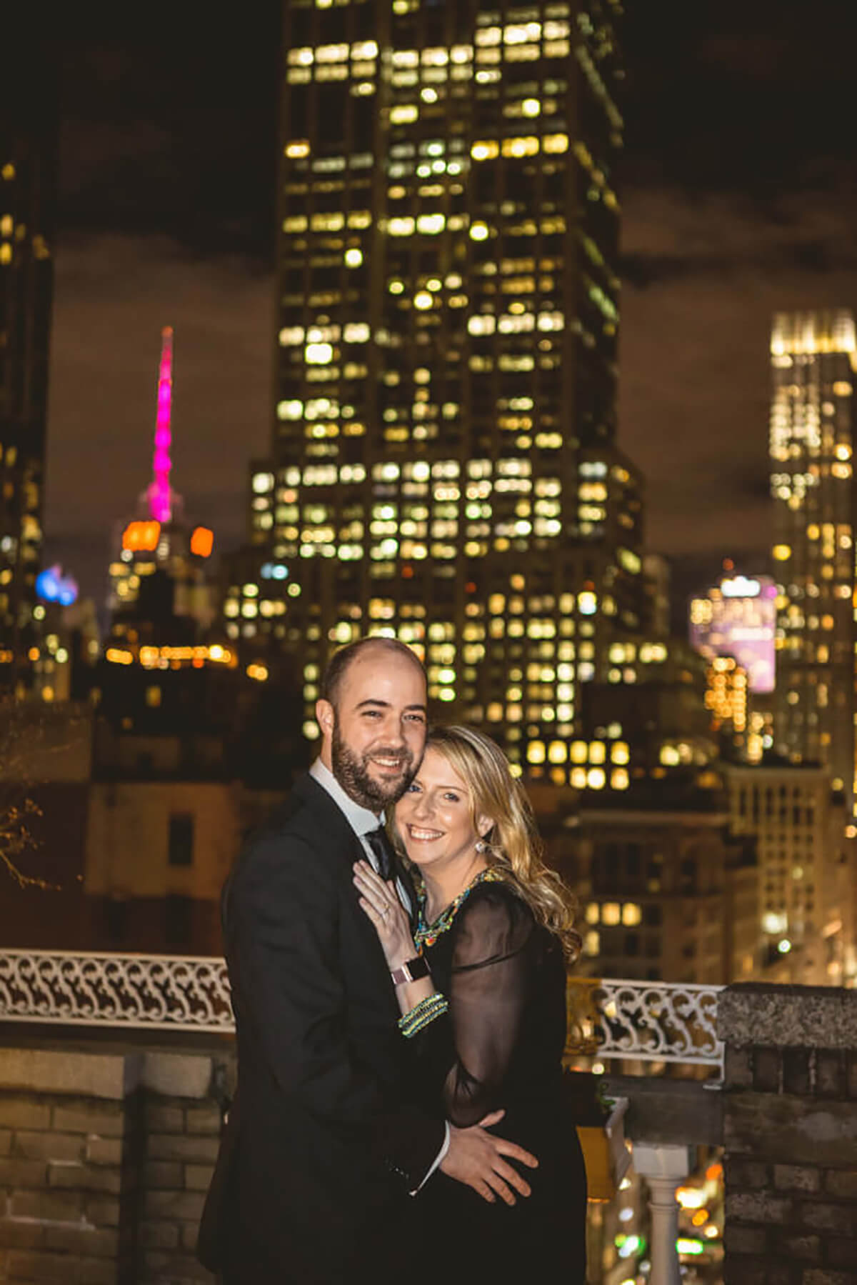 From London to New York. Empire State Building View Surprise Proposal. 5