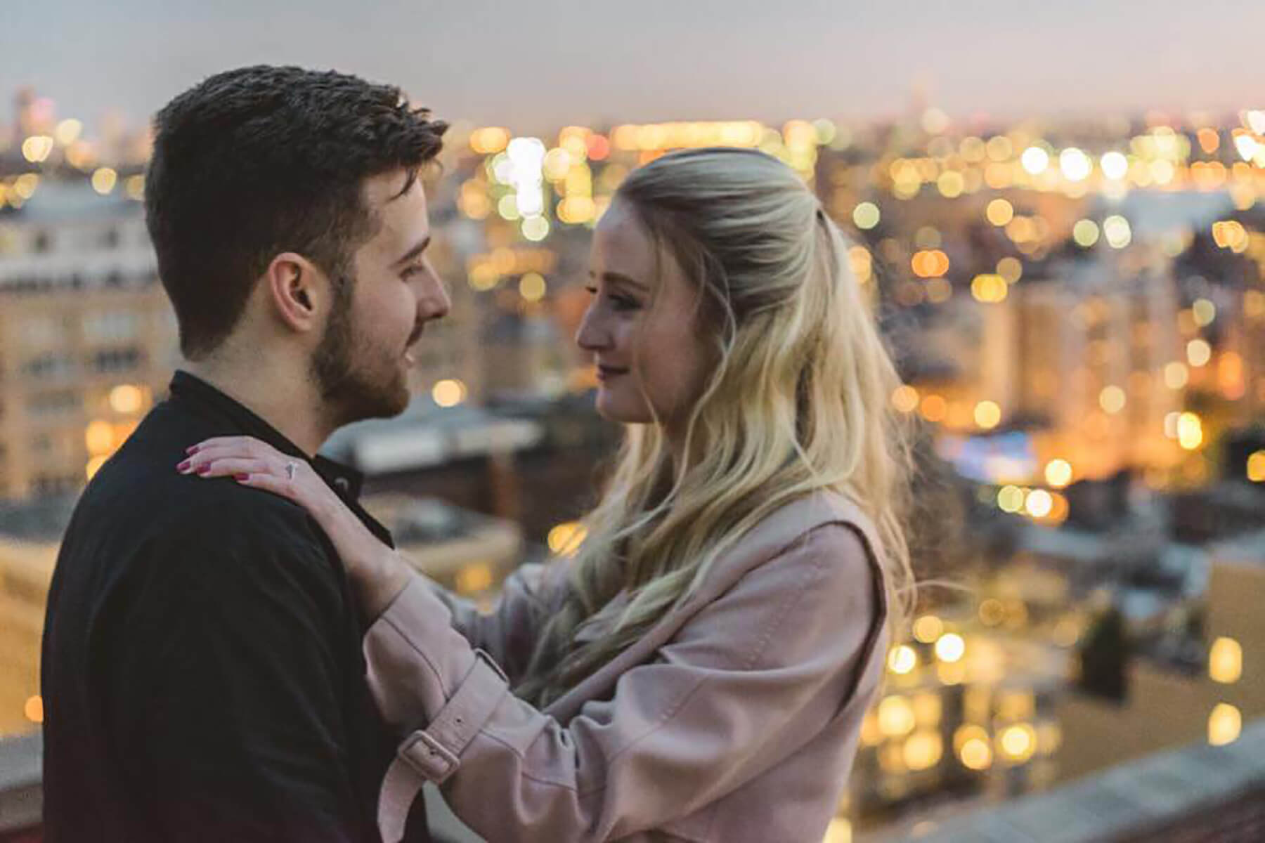 Sunset Proposal On A Private Rooftop. 6