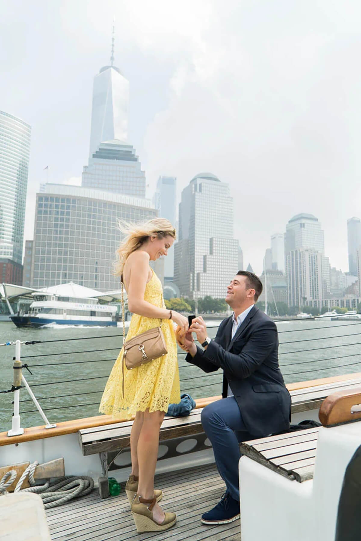 Perfect End of Summer Boat Proposal 2