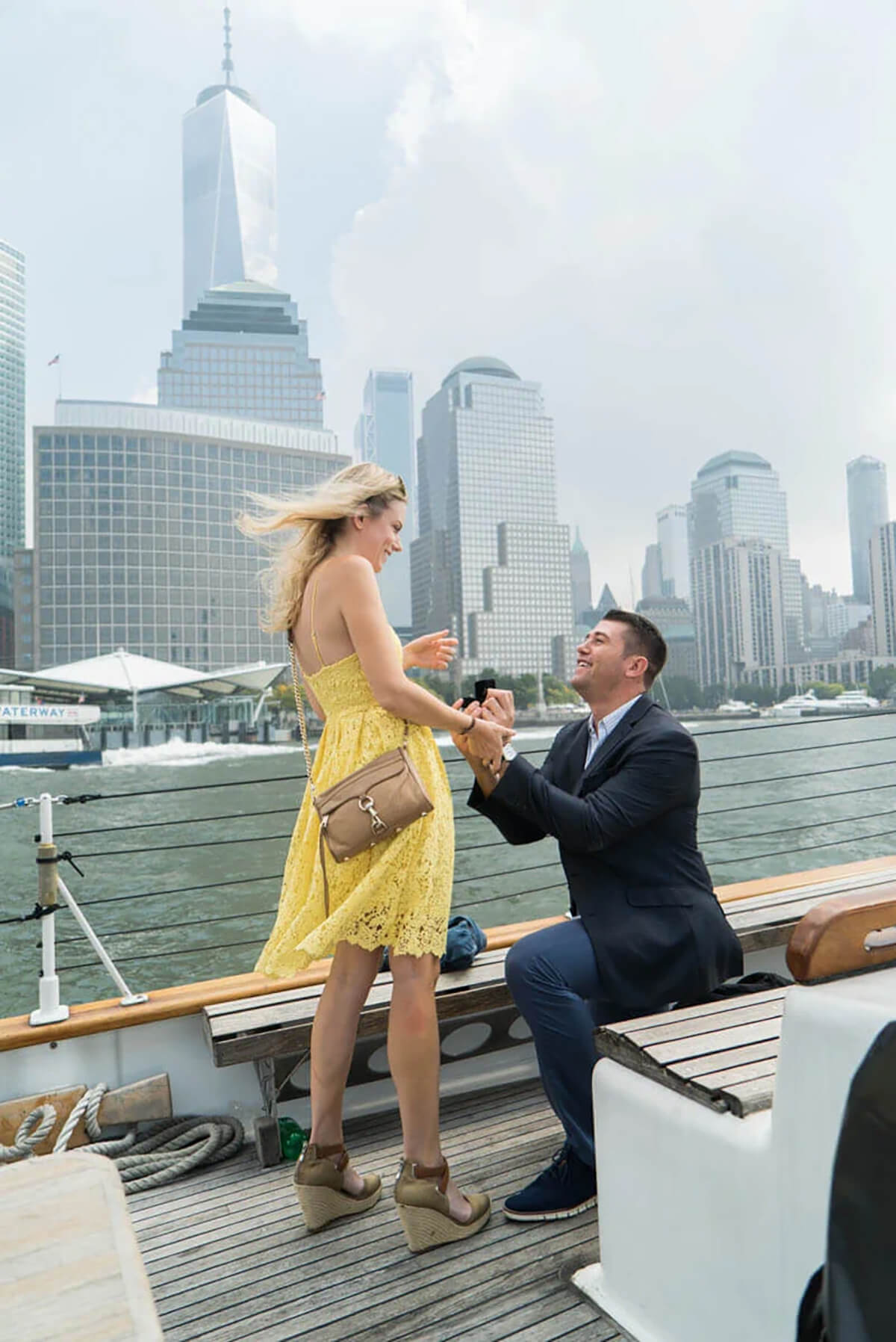 Perfect End of Summer Boat Proposal 3