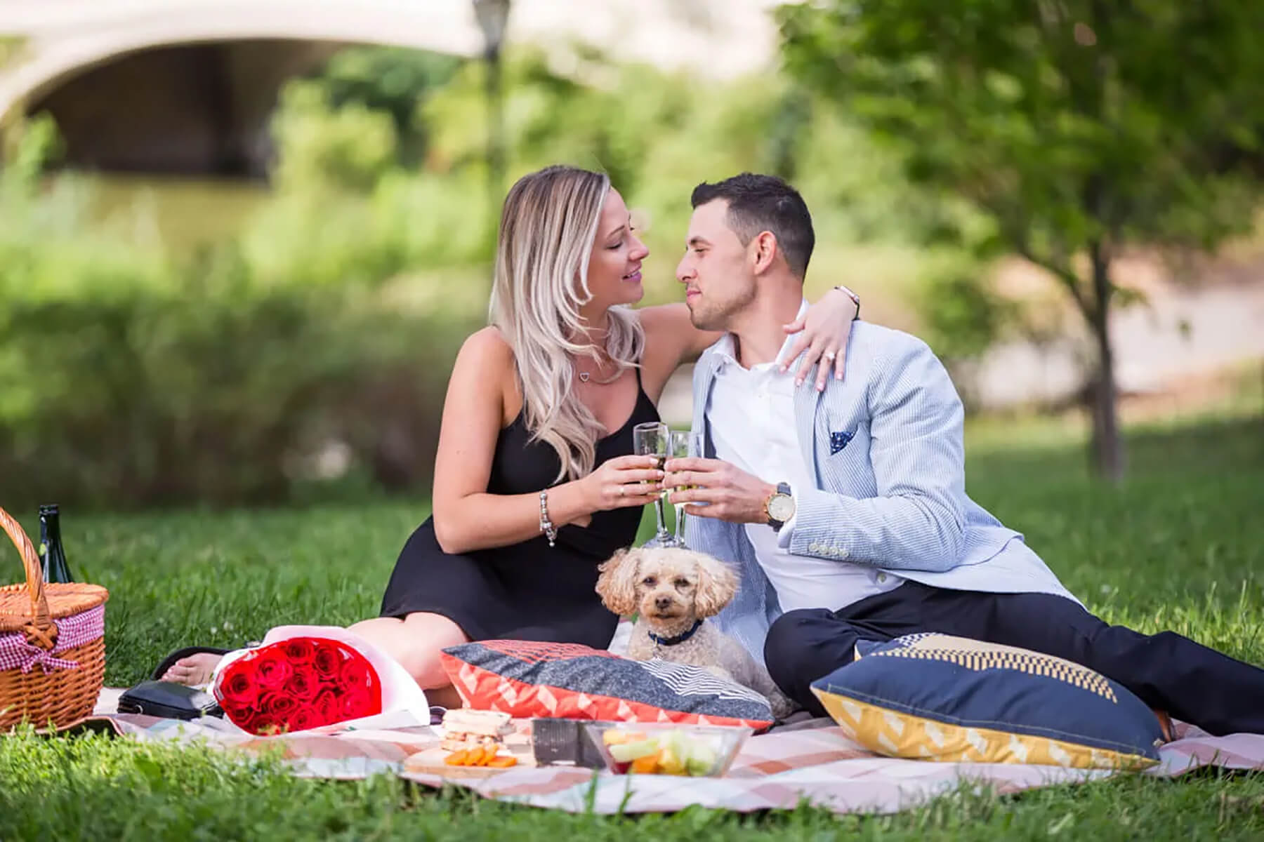 Surprise Picnic Proposal in Central Park 7