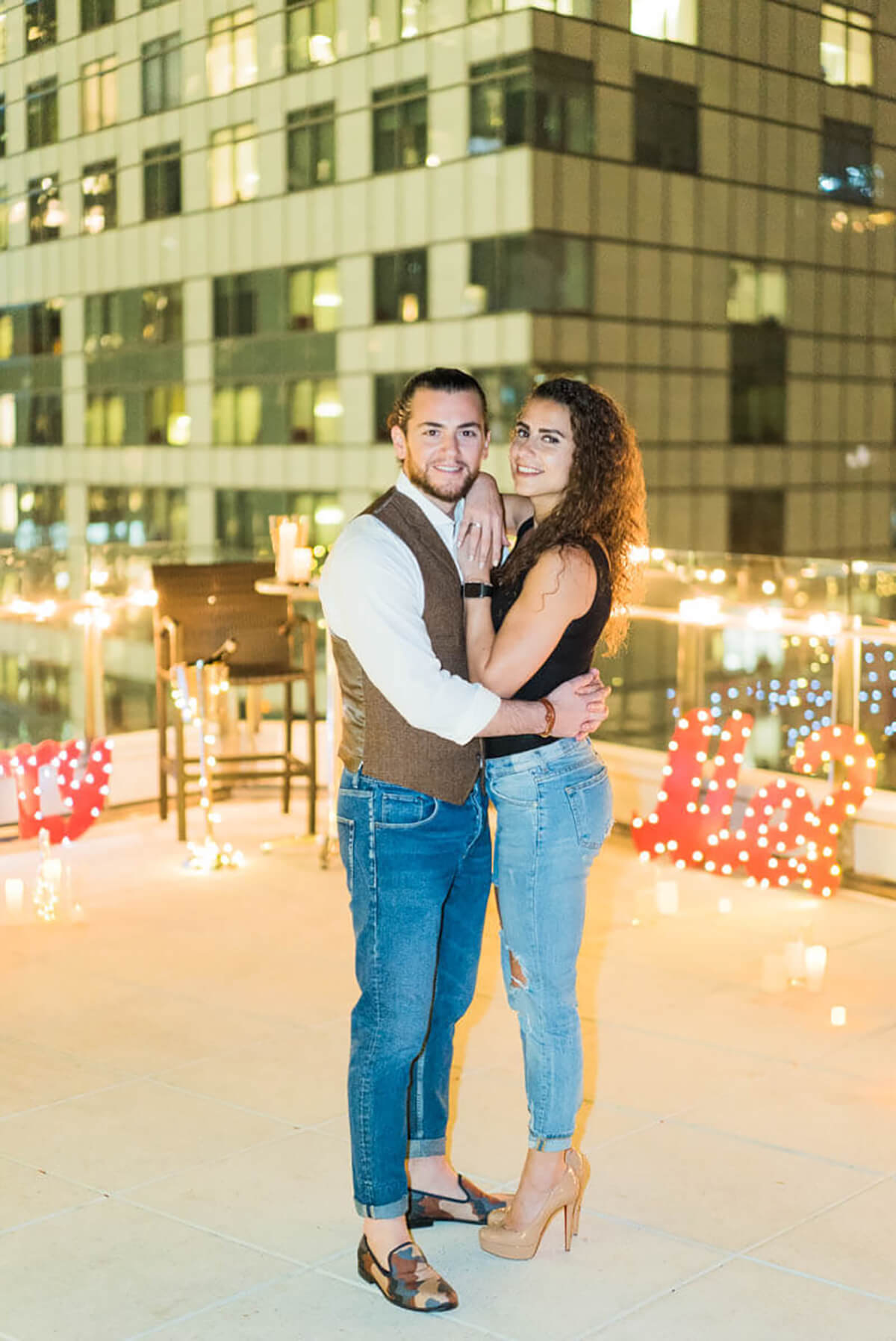 Gorgeous Rooftop Proposal 3