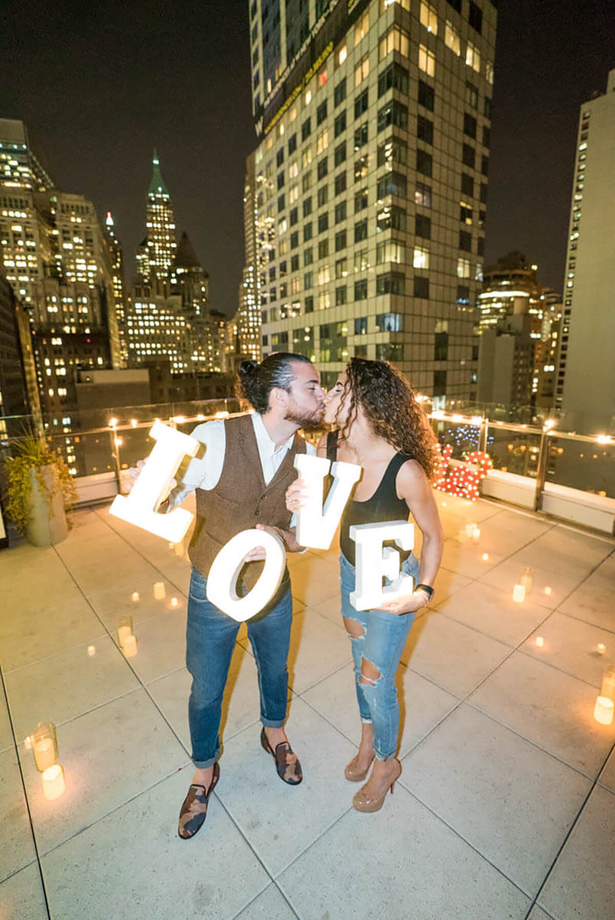 Gorgeous Rooftop Proposal 4