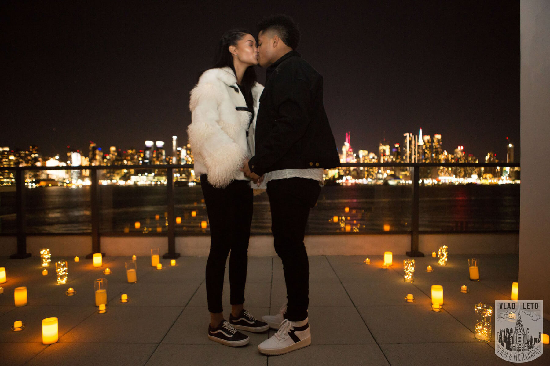 Chanel Iman and the New York Giants’ Sterling Shepard Romantic Rooftop Proposal 4