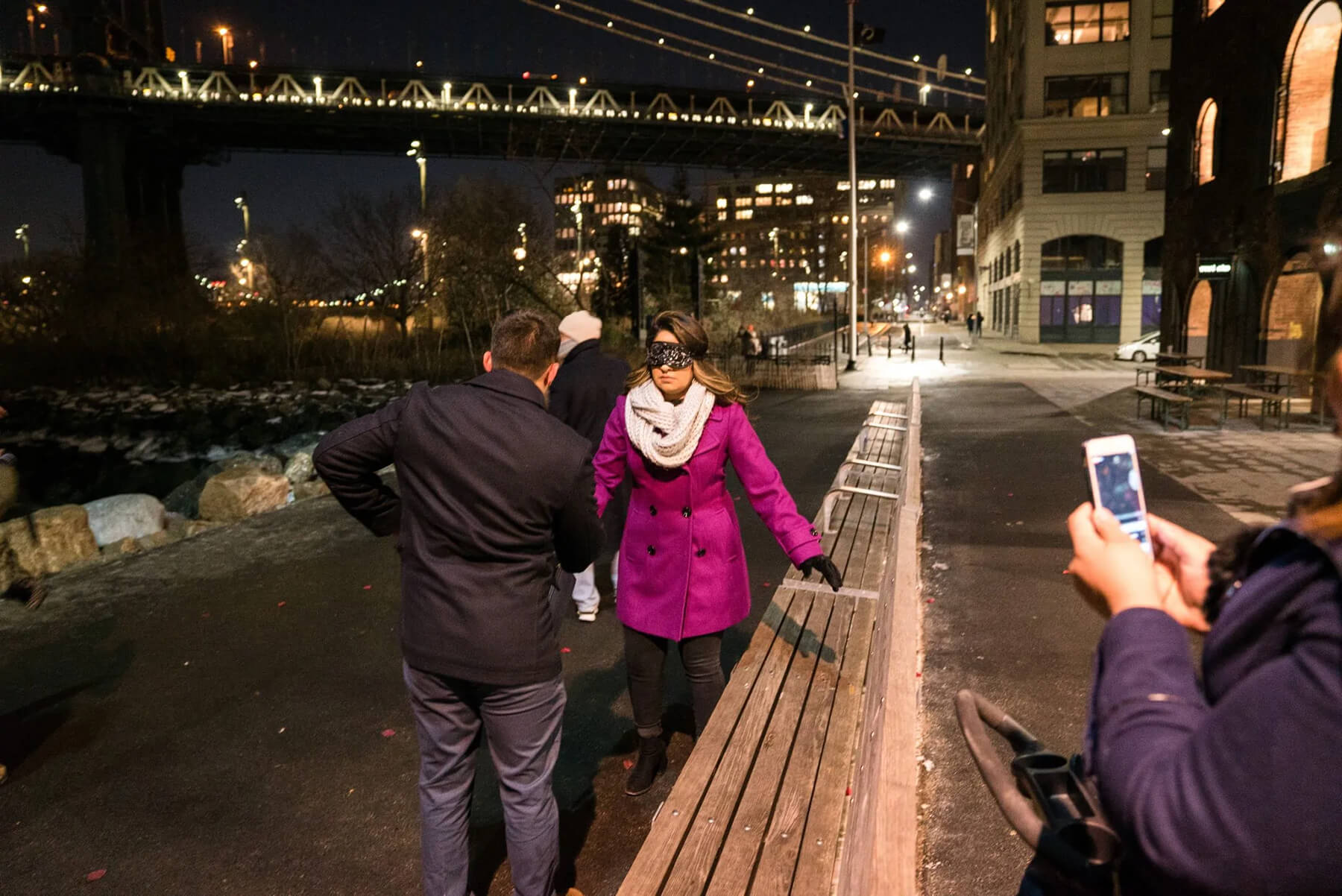 Surprise proposal by the Brooklyn Bridge 3