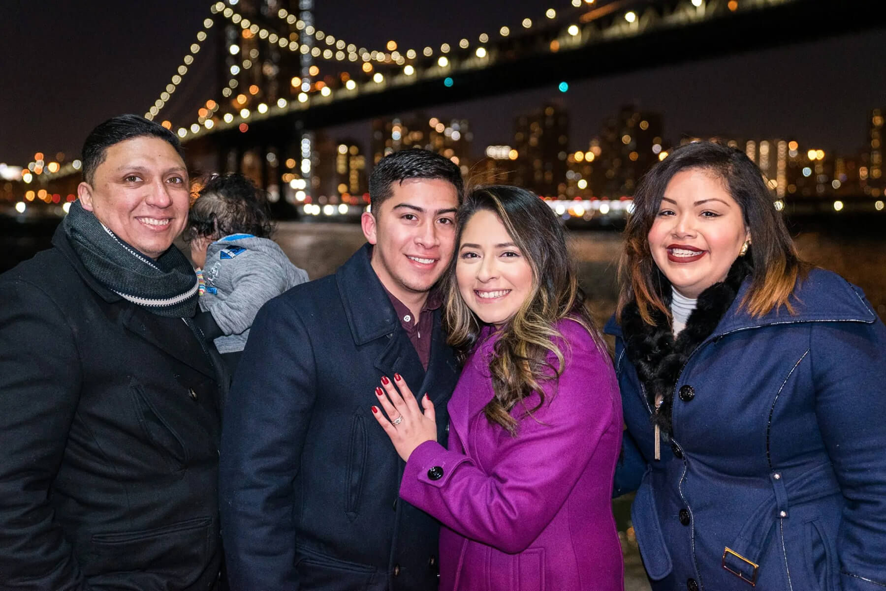 Surprise proposal by the Brooklyn Bridge 7