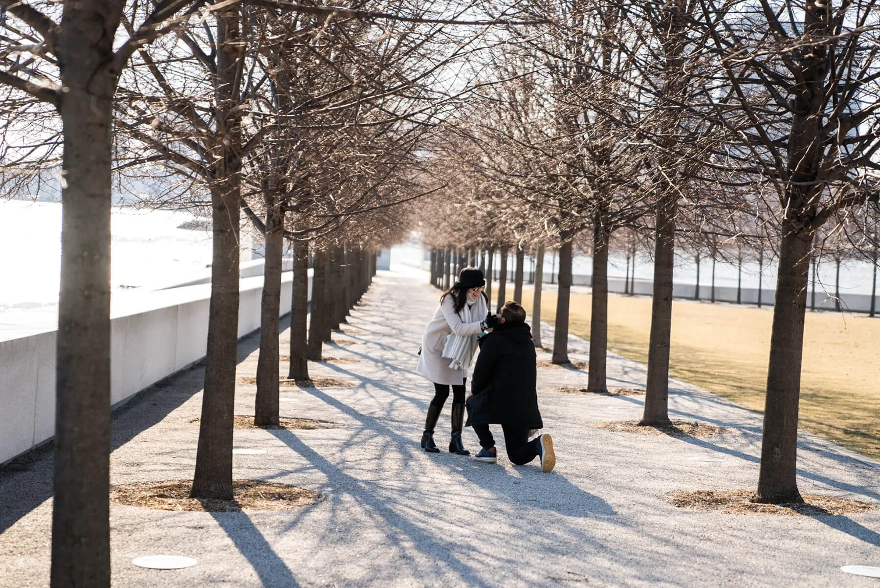 Franklin D. Roosevelt Four Freedoms Park Marriage Proposal 3