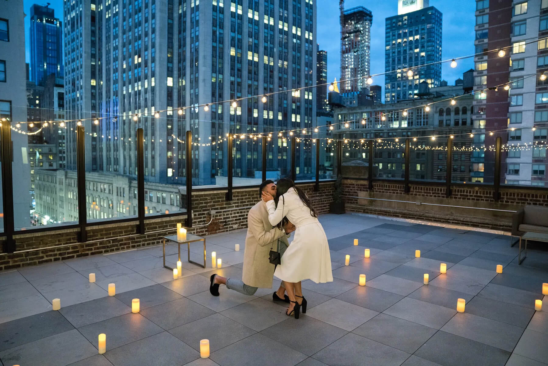 Romantic Rooftop Proposal 3