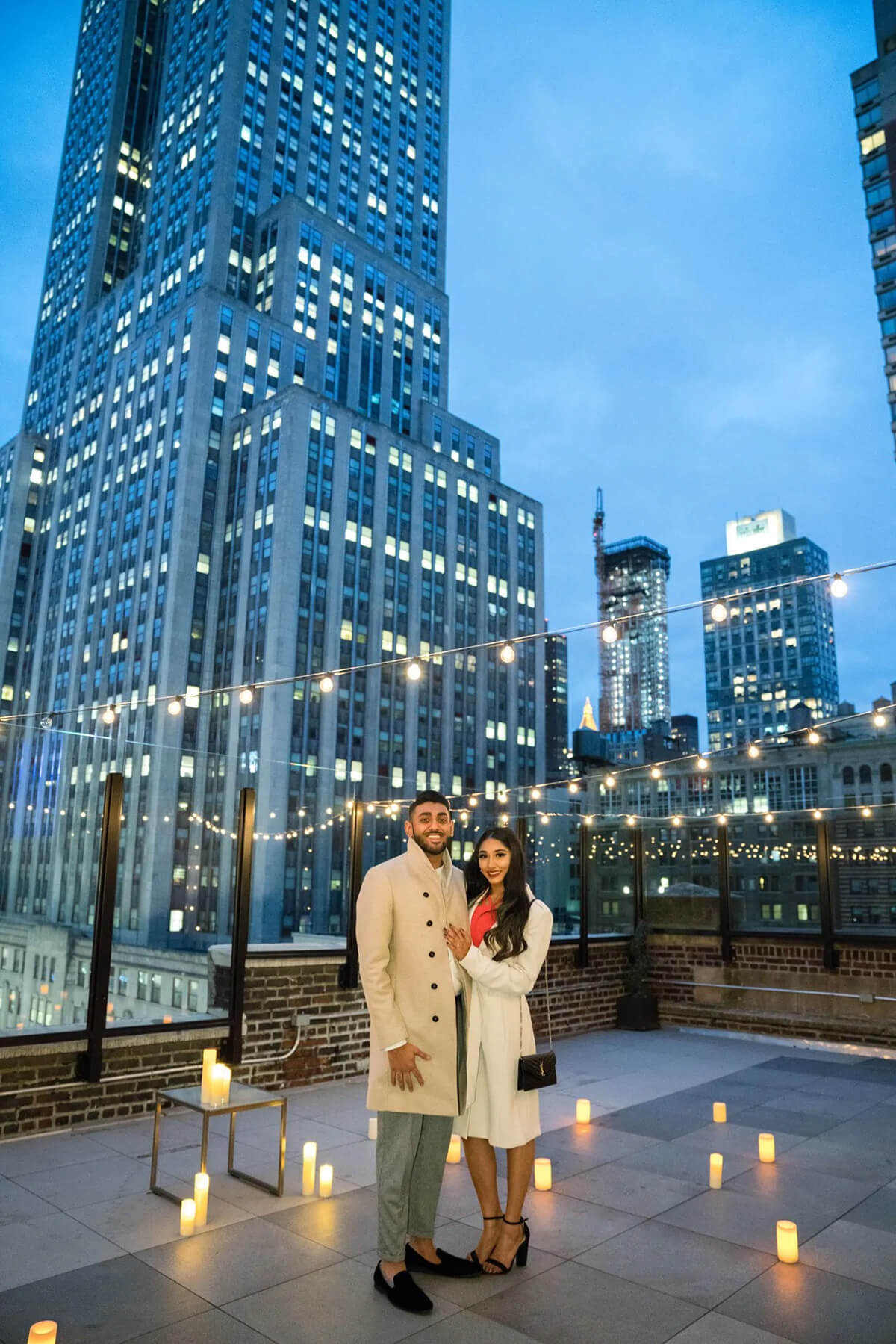 Romantic Rooftop Proposal 5