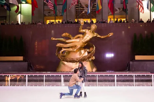 A perfect winter proposal in New York 2