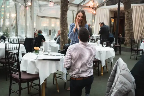 A perfect winter proposal in New York 9