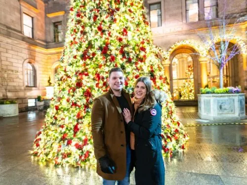 The Lotte Palace Hotel Christmas Tree Marriage Proposal