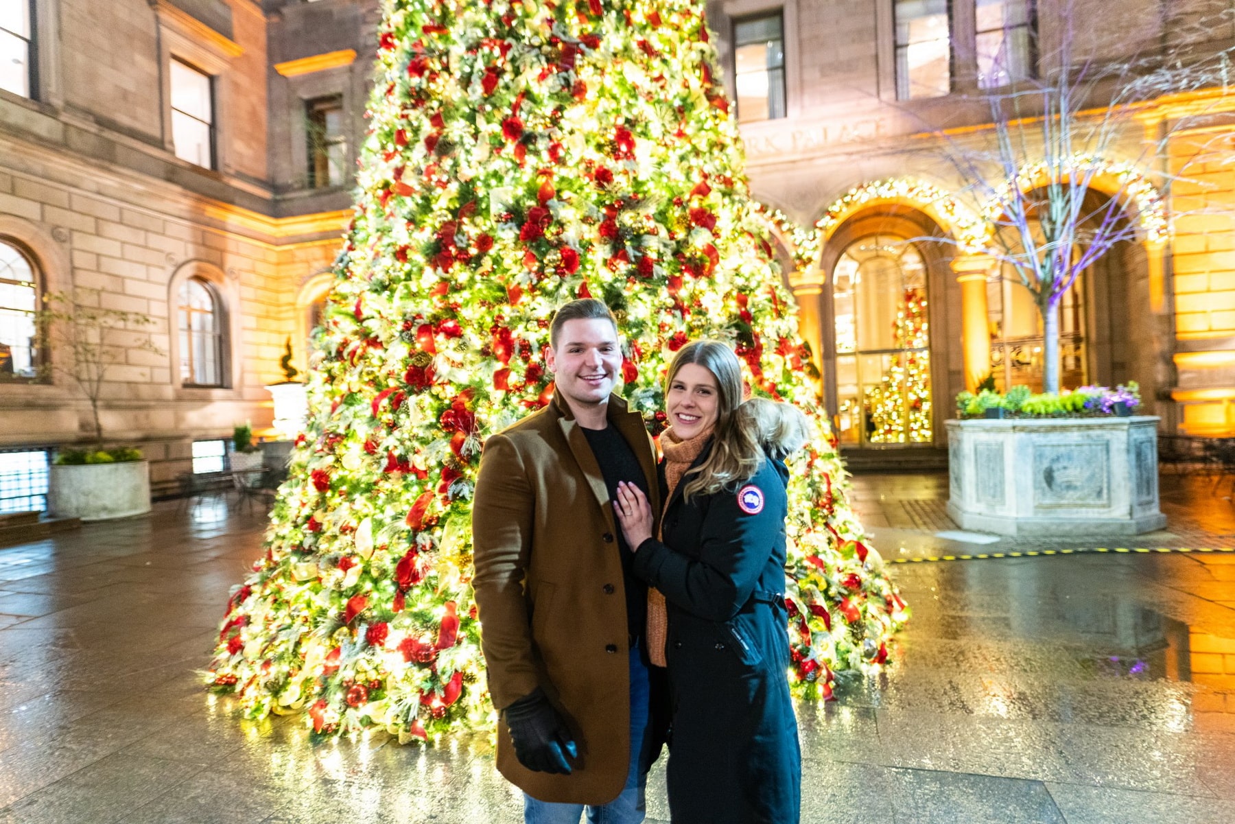 The Lotte Palace Hotel Christmas Tree Marriage Proposal