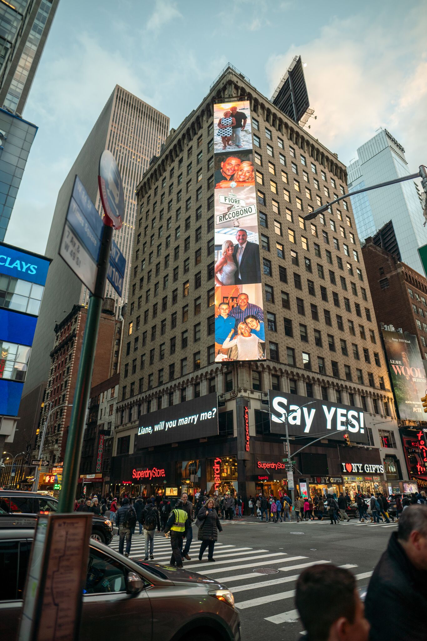Times Square "OMG" Billboard | Proposal Ideas and Planning