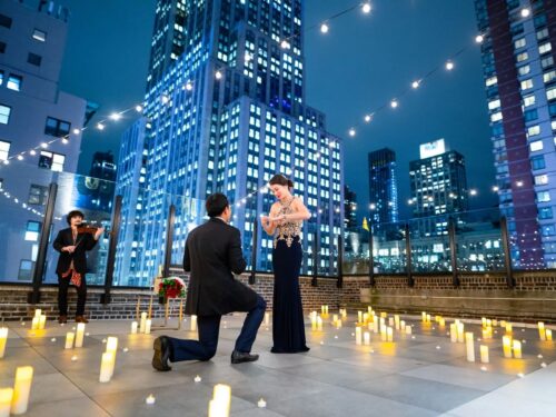 How to bring your girlfriend to the rooftop, without giving away a surprise?