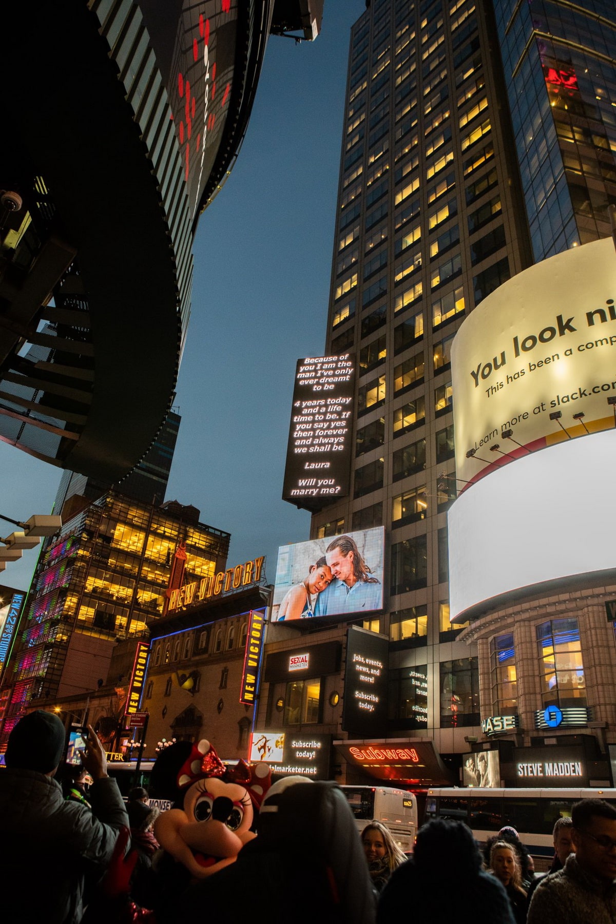 Very Emotional Times Square Billboard Proposal