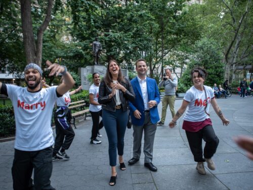 Flash Mob Proposal at the Madison Square Park