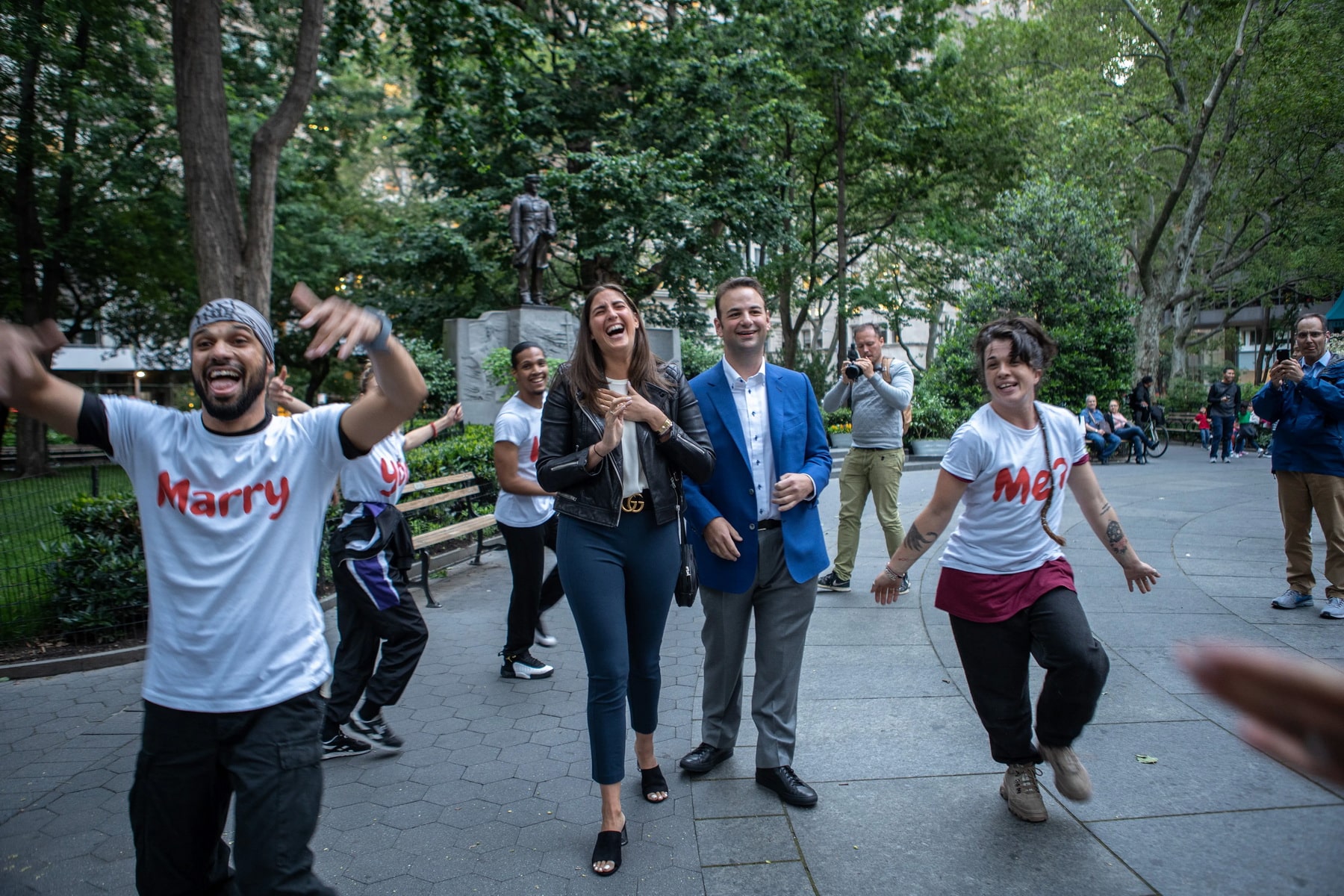 Flash Mob Proposal at the Madison Square Park