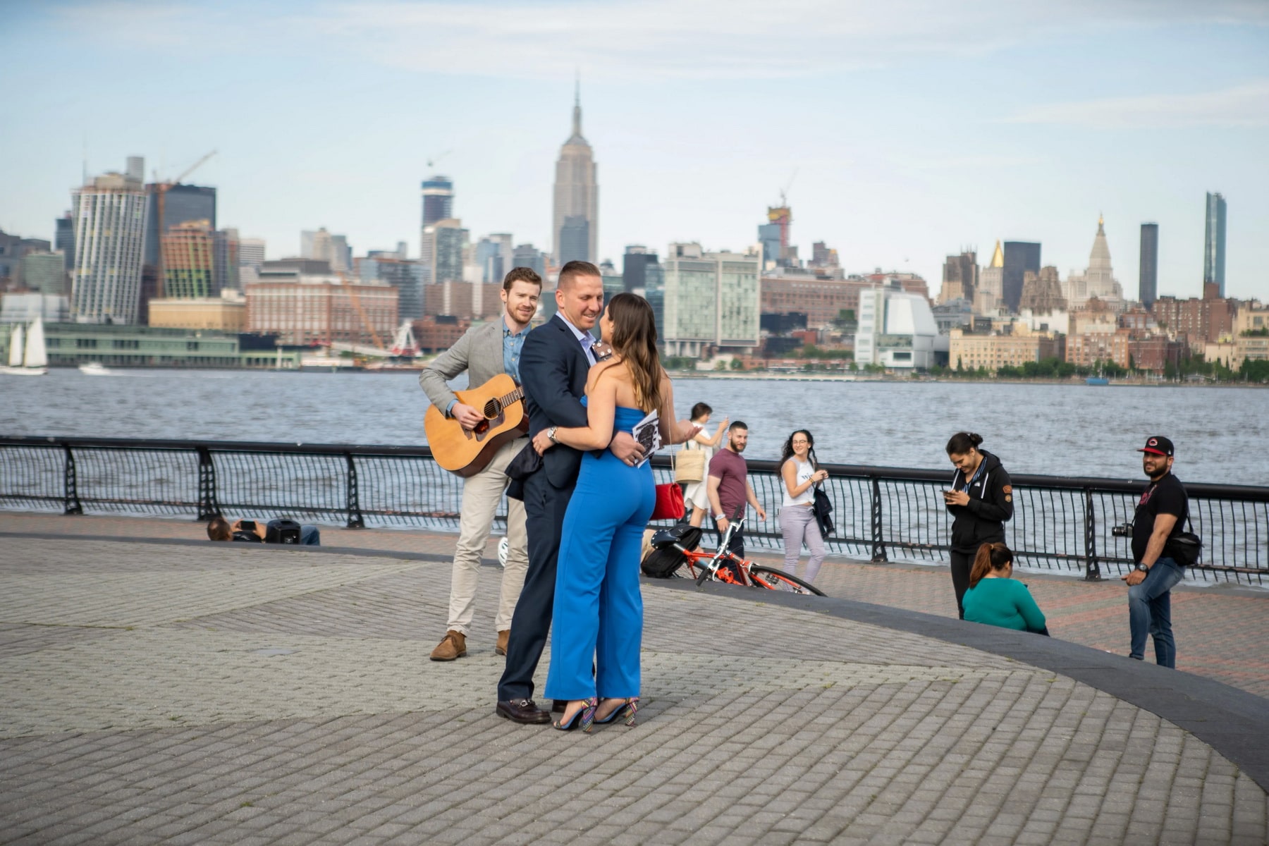 NJ Surprise Proposal with the Singing Group