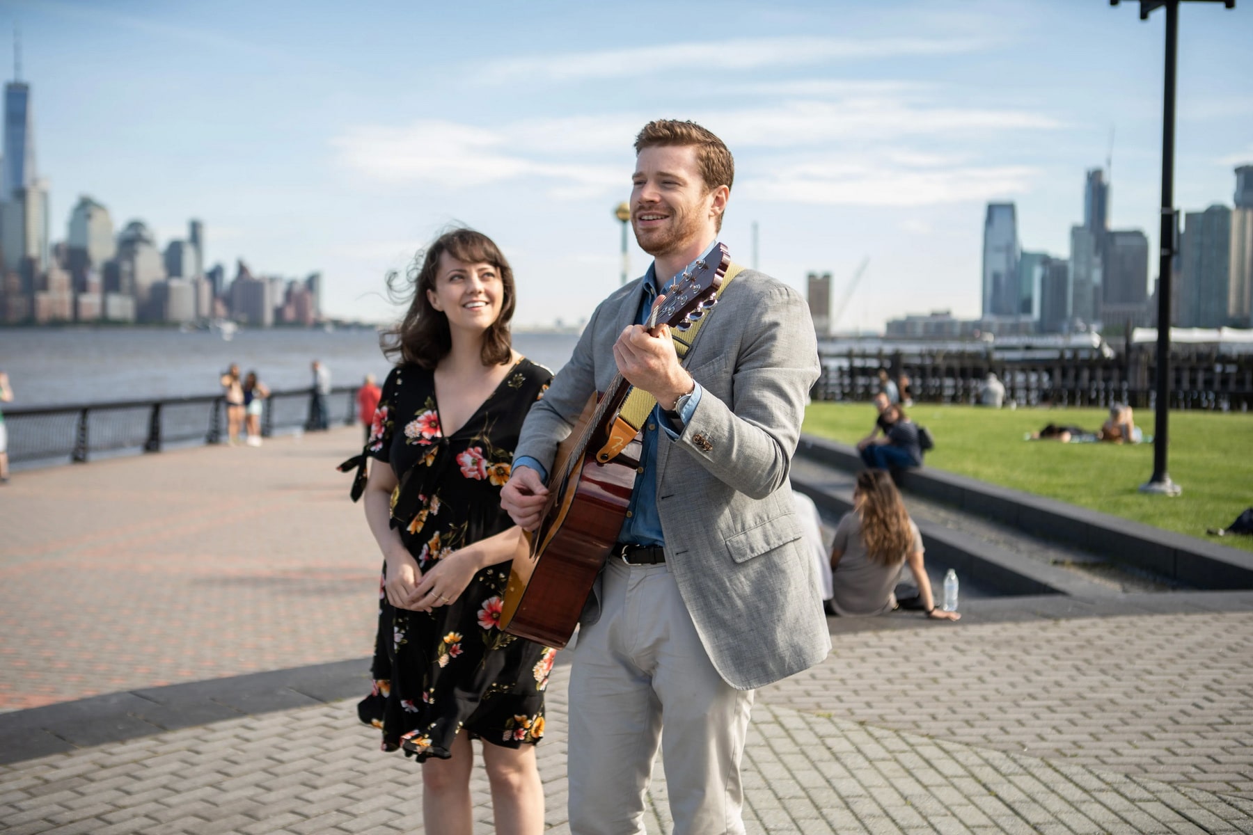 NJ Surprise Proposal with the Singing Group