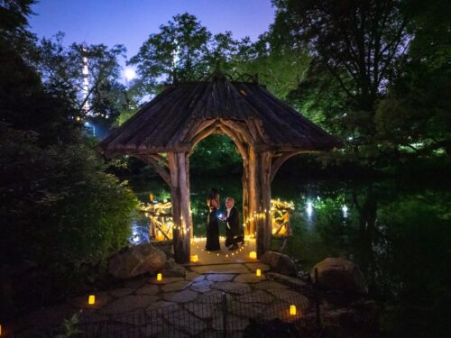 Candlelight Marriage Proposal in Central Park