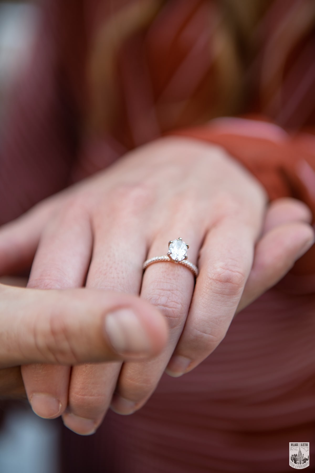 Sylvia and Justin epic engagement on a private rooftop