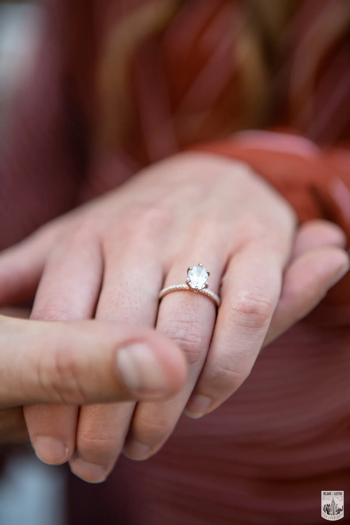 Sylvia and Justin epic engagement on a private rooftop