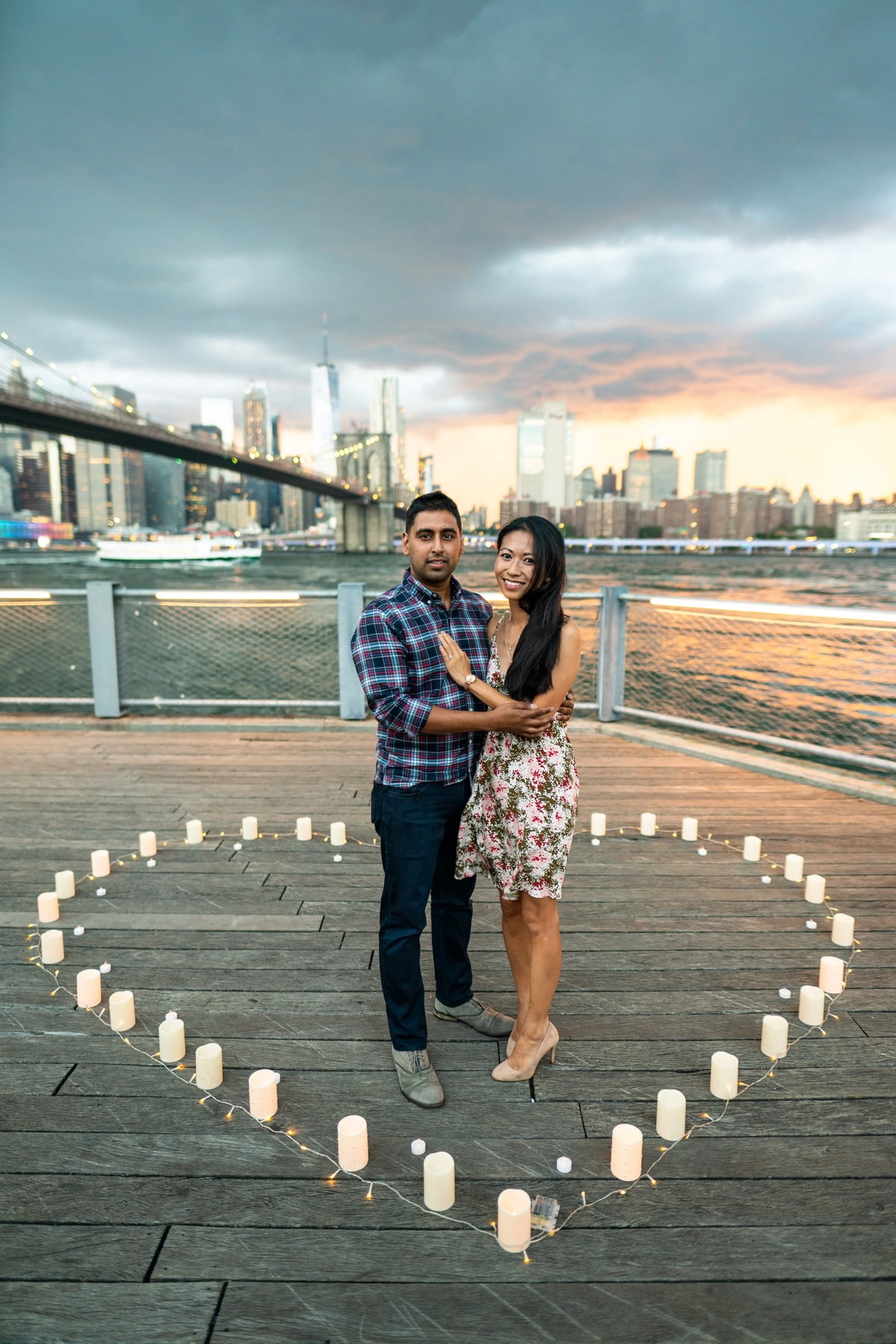 Epic Marriage Proposal happened right before the storm