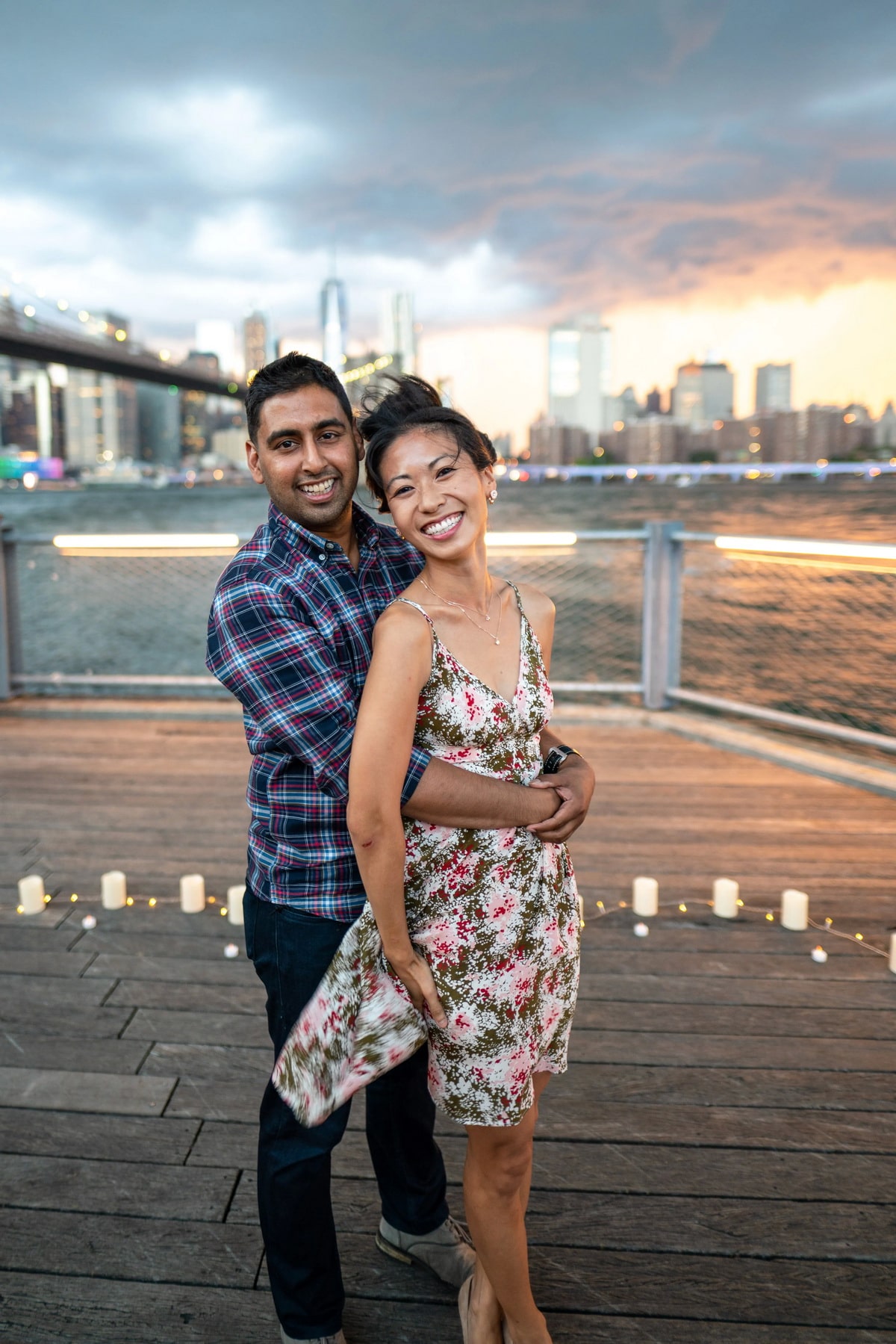 Epic Marriage Proposal happened right before the storm