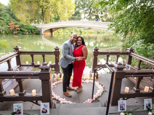 Stories from our clients: Norberto and Magnolia engagement in Central Park