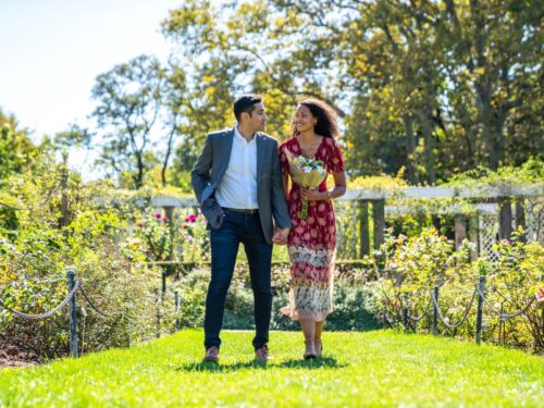 Brooklyn Botanical Garden Marriage Proposal