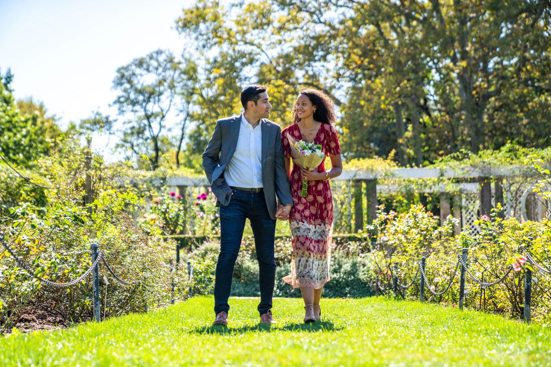 Brooklyn Botanical Garden Marriage Proposal