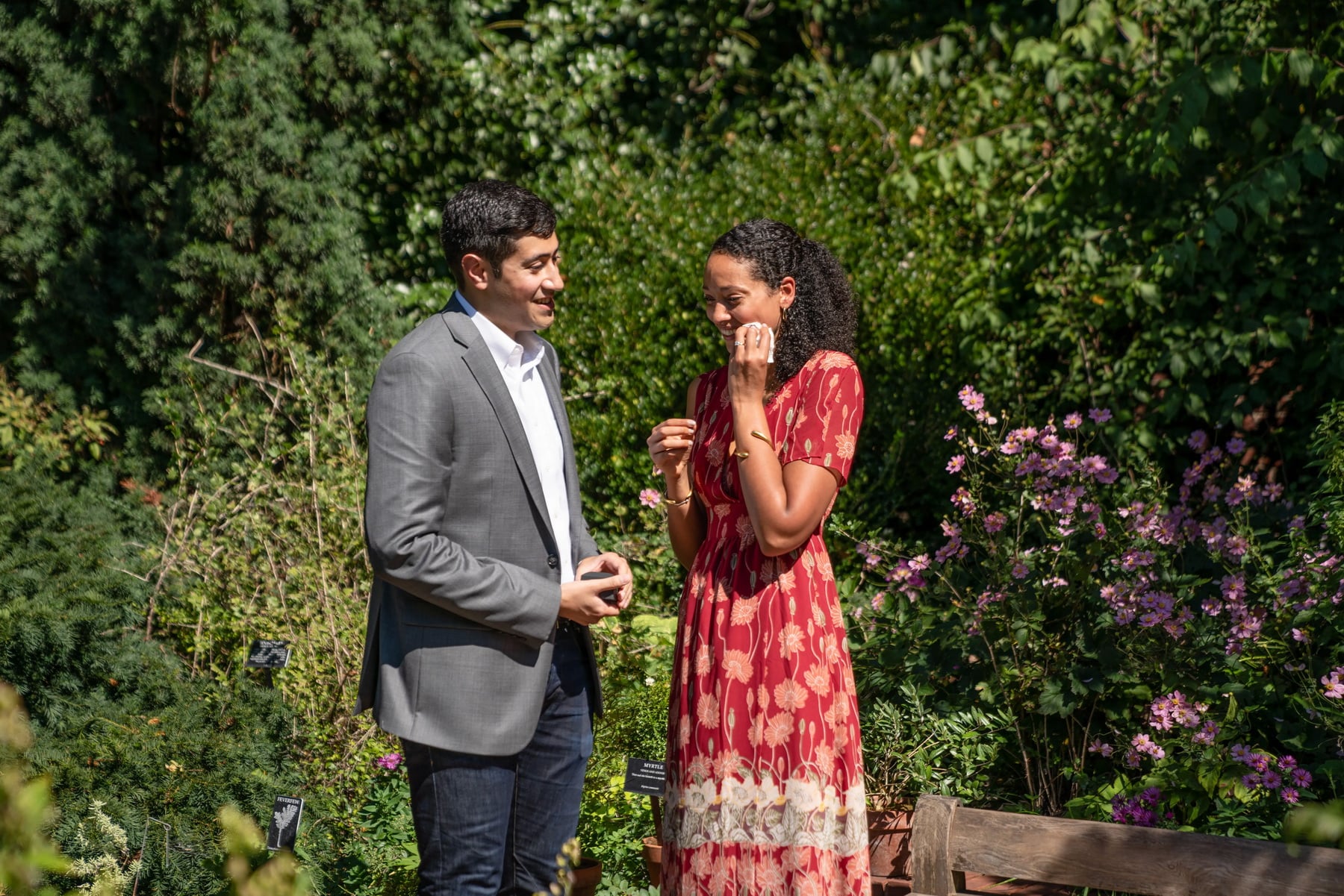 Brooklyn Botanical Garden Marriage Proposal